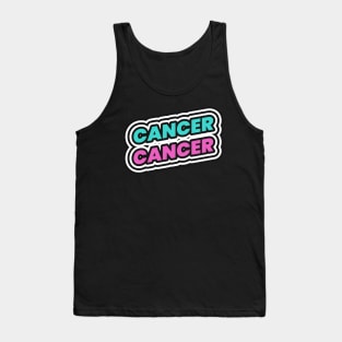 Cancer zodiac Sign Tank Top